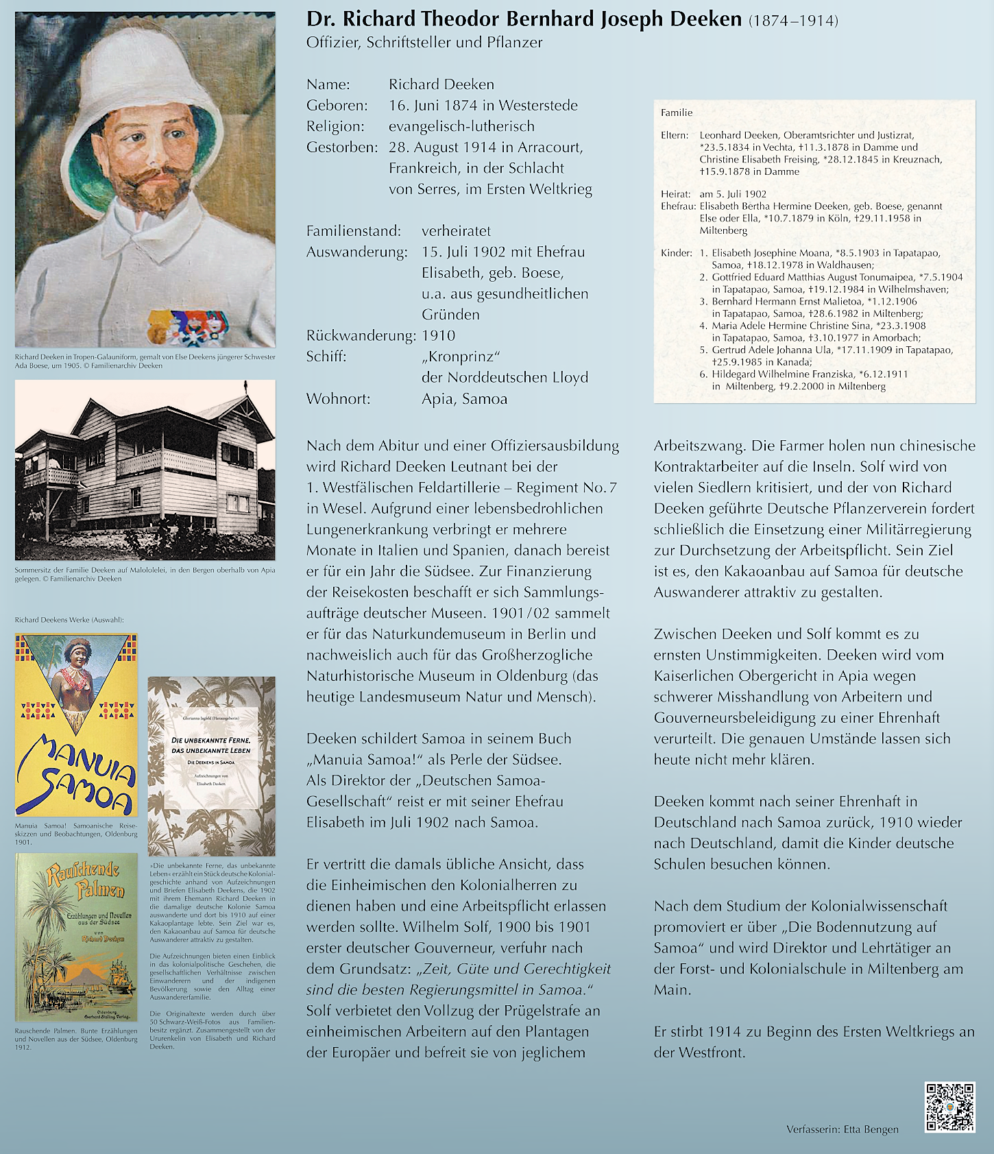 Landkreis Ammerland: Dr. Richard Theodor Bernhard Joseph Deeken