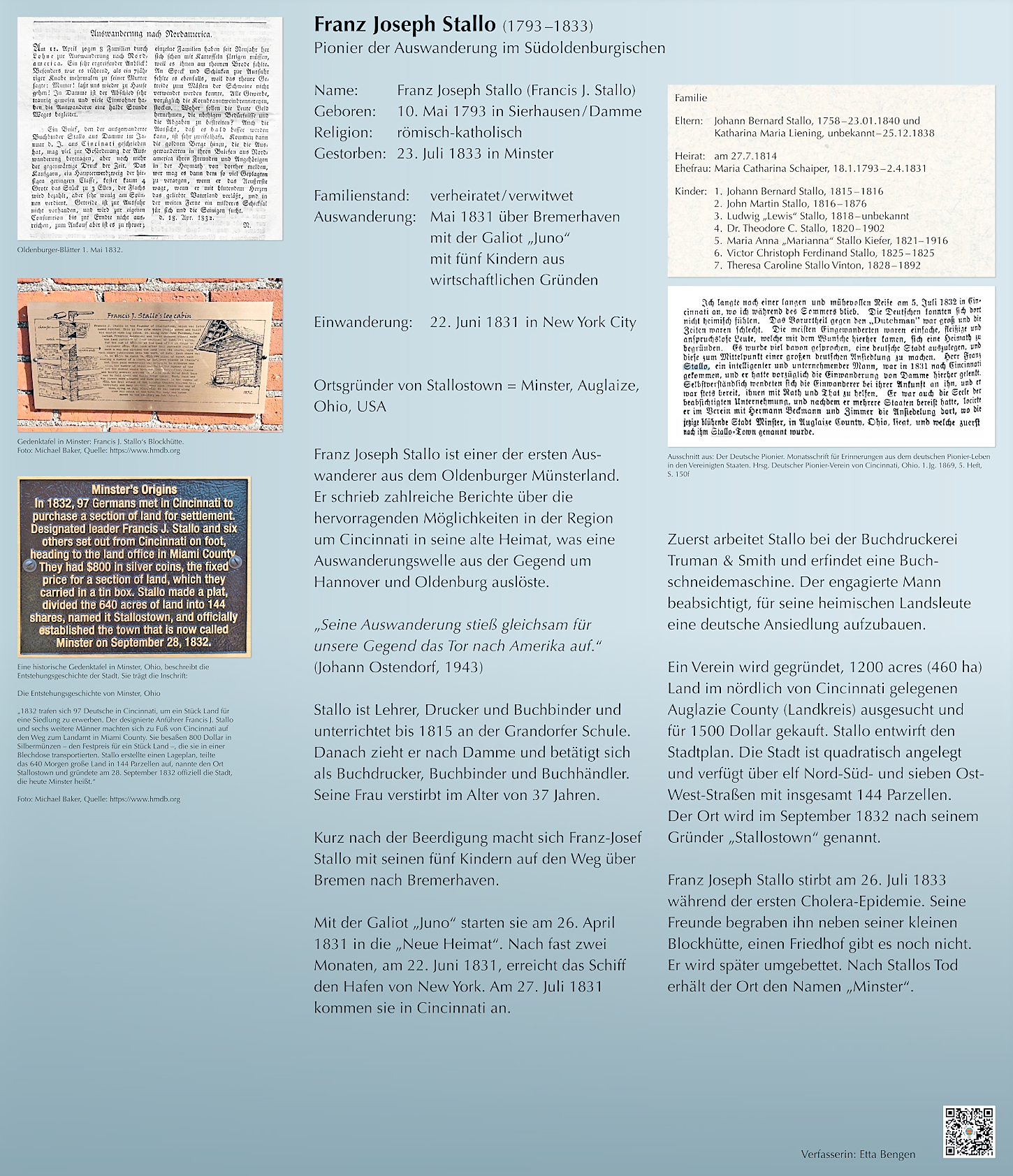 Landkreis Vechta: Franz Joseph Stallo